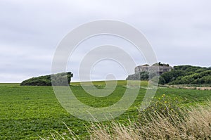 Ruins of WWII era battery