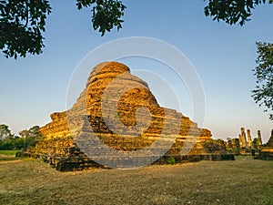 Ruins of Yah Kron Wat temple, Sukhothai, Thailand