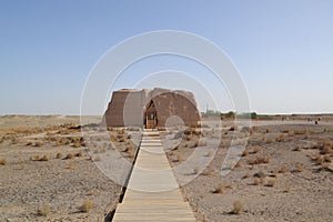 Ruins of Yumenguan Pass in Dunhuang, China