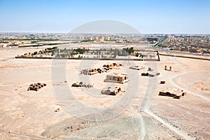 Ruins of Zoroastrian Towers of Silence Yazd. Iran. photo