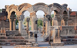 Ruins of Zvartnots near Yerevan