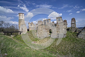 Ruins of Zviretice Castle standing tall in Bakov nad Jizerou, Czechia photo