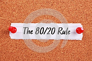The 80 20 Rule photo