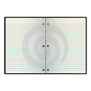 Ruled book pages template