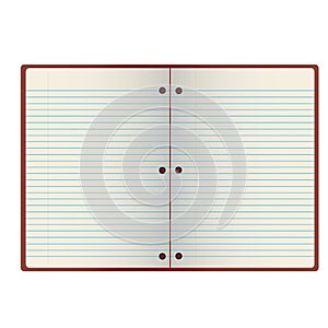 Ruled book pages template