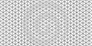 Ruled paper with a geometric grid