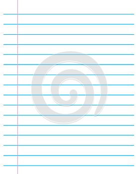 Ruled paper / Lined page