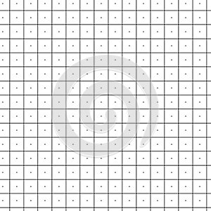 Ruled paper with a squared grid