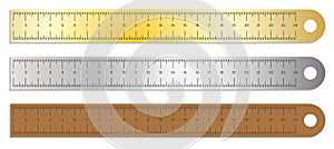 Ruler with centimeter and millimeter scale for apps or website