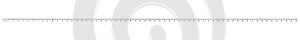 Ruler 60 inch. Precise measuring tool. Inches size indicators. Calibration grid photo