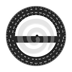 Ruler vector icon.Black vector icon isolated on white background ruler.