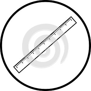 ruler vector symbol