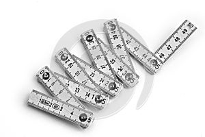 Ruler ( yardstick ) for measurements photo