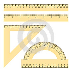 Rulers and Protractor