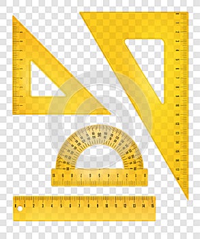 Rulers and triangles