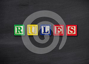Rules concept photo