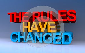 the rules have changed on blue photo