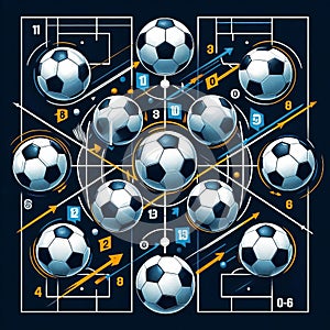Rules Soccer rules with considerations for multiple balls in pla photo