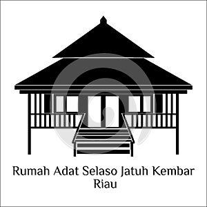 Rumah adat selaso jatu kembar riau