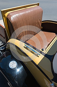 Rumble seat, old Ford Model A photo