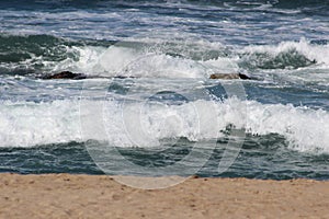Rumbling waves photo