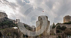 Rumeli Hisari (Castle of Europe) by the Bosphorus Strait, Istanbul