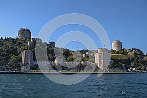 Rumeli Hisari towers over Istanbul, Turkey’s Bosphorus