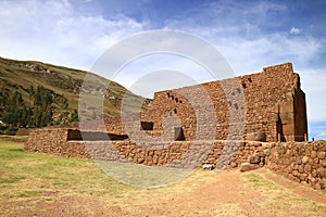Rumicolca, Archaeological Site of the Wari and Inca in Cusco Region, Quispicanchi Province, Lucre District, Peru photo