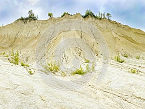 Rummu quary, Sand pile, famous place, Estonia