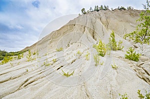 Rummu quary, Sand pile, famous place, Estonia