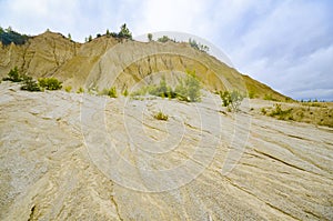 Rummu quary, Sand pile, famous place, Estonia