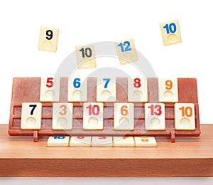 Rummy board game numbers