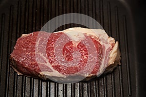 Rump or round steak photo