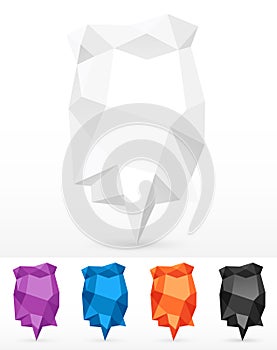 Rumpled bubbles for speech