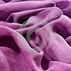 Rumpled fabric photo