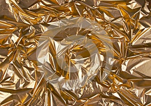 Rumpled Golden foil 1