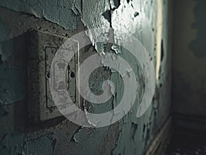 Run Down Building Light Switch