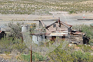 Run down farm buildings, New Mexico