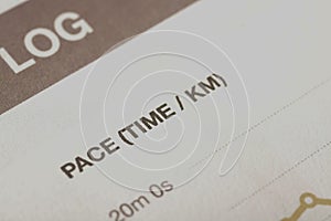 Run pace, often referred to simply as \