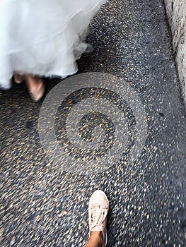 Runaway Bride in Rome, Italy