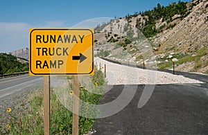 Runaway Truck Ramp Sign