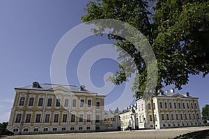 Rund?le Palace in the Bauska Municipality in Latvia