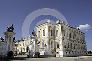 Rund?le Palace in the Bauska Municipality in Latvia