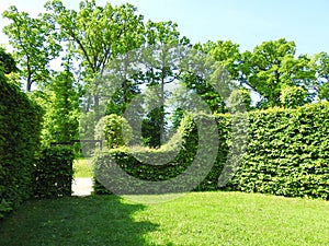 Rundale Palace park, Latvia