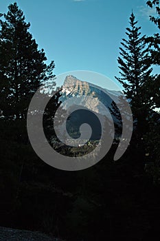 Rundle Mountain, Banff Alberta Canada.