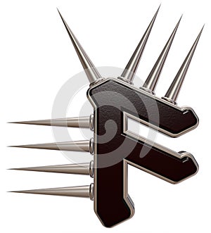 Rune with spikes