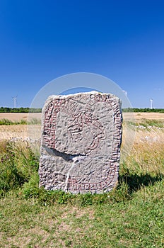 Rune stone on Oland island