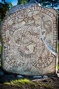 Runestone outside Stockholm