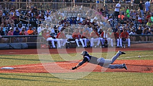 Runner at the diving base