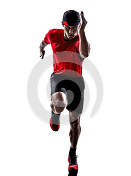 Runner jogger running jogging silhouette